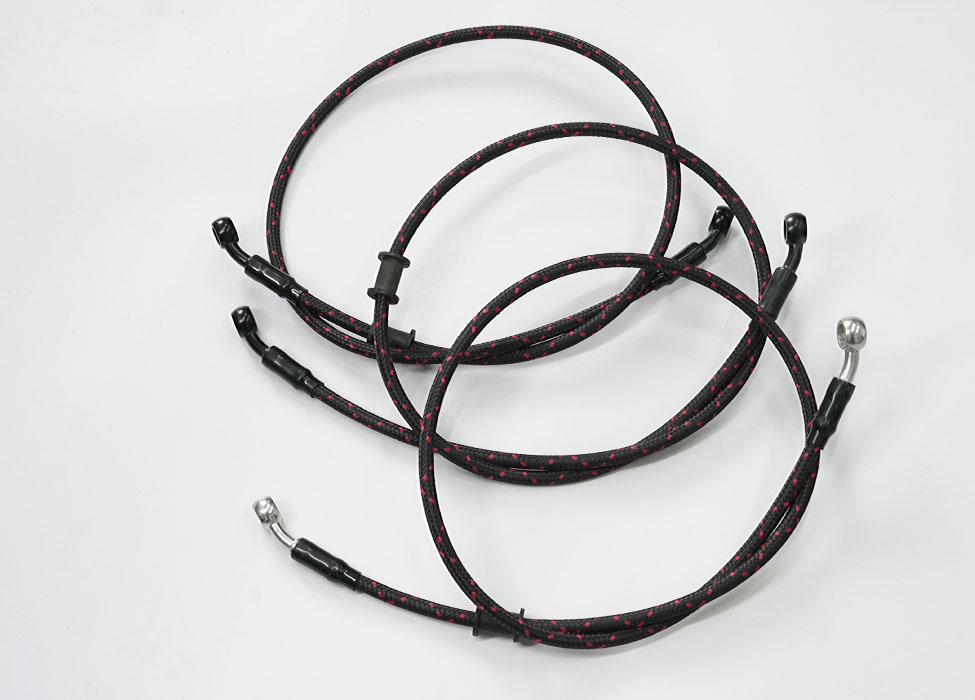 Nylon brake hose assembly